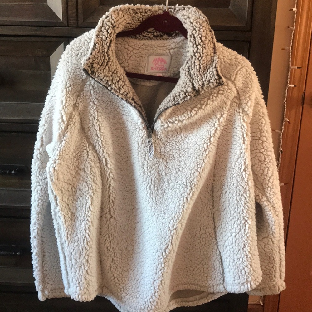 Cozy Sherpa Quarter Zip Pullover